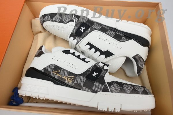Louis Vuitton Trainer Sneaker Golf White Black - 图片 10
