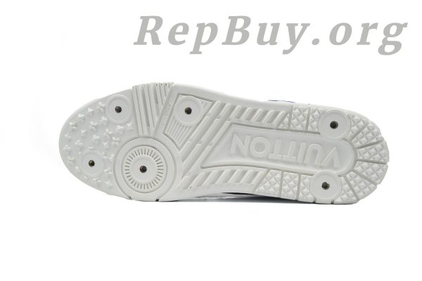 Louis Vuitton Trainer Sneaker Golf White Blue - 图片 4