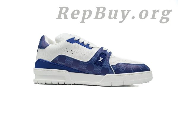 Louis Vuitton Trainer Sneaker Golf White Blue - 图片 2