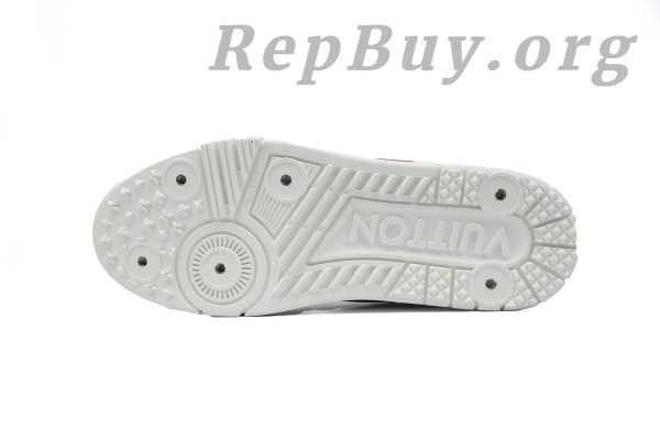 Louis Vuitton Trainer Sneaker Golf White Red - 图片 4
