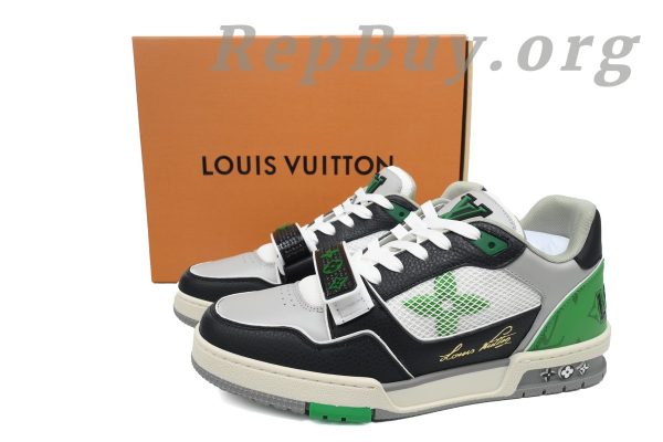 Louis Vuitton Trainer Sneaker Green 1AC50I CK24072901 - Image 11