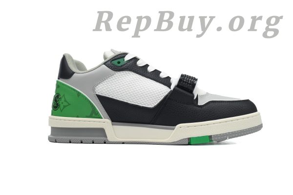 Louis Vuitton Trainer Sneaker Green 1AC50I CK24072901 - Image 2