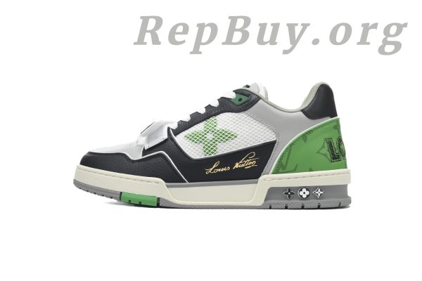 Louis Vuitton Trainer Sneaker Green 1AC50I CK24072901
