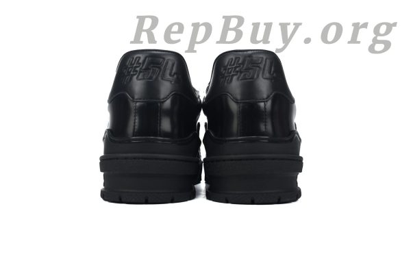 Louis Vuitton Trainer Sneaker replica, high quality LV sneaker copy, best LV Trainer rep, 1:1 Louis Vuitton Alligator Leather shoes, luxury black LV sneaker replica, premium replica sneakers, Louis Vuitton black Trainer dupes, top quality LV Alligator Leather sneakers