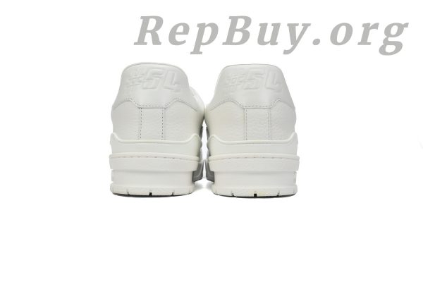 Louis Vuitton Trainer Sneaker replica, high quality LV sneaker copy, best LV Trainer rep, white alligator leather LV shoes, 1:1 Louis Vuitton sneaker, luxury replica sneakers, top tier LV Trainer dupes