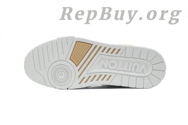 Louis Vuitton Trainer Sneaker replica, high quality LV Monogram sneakers, unisex designer shoes, best LV Trainer copy, luxury street style sneakers, blended fabrics LV shoes, bi-color LV sneakers, top replica LV trainers, 1:1 Louis Vuitton sneakers, premium LV copy shoes