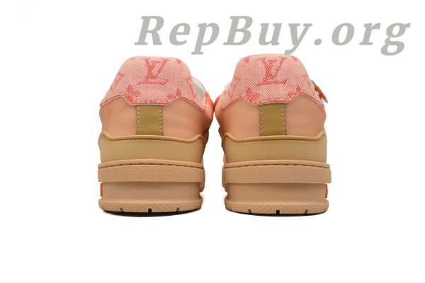 Louis Vuitton Trainer Sneaker Rendered Orange Fabric 1ACVMX - 图片 3