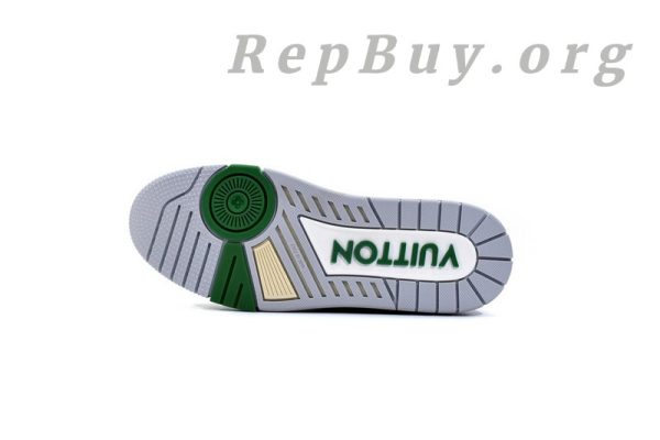 Louis Vuitton Trainer White Green 1A98UX - 图片 4