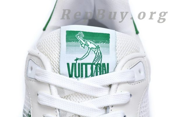 Louis Vuitton Trainer White Green 1A98UX - 图片 7