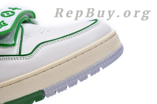 Louis Vuitton Trainer White Green 1A98UX - 图片 9