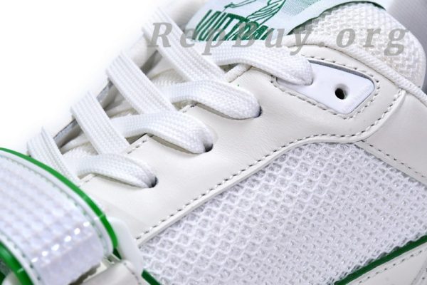 Louis Vuitton Trainer White Green 1A98UX - 图片 13