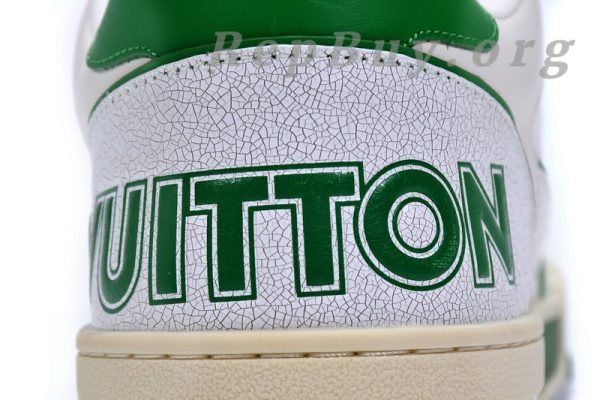 Louis Vuitton Trainer White Green 1A98UX - 图片 14