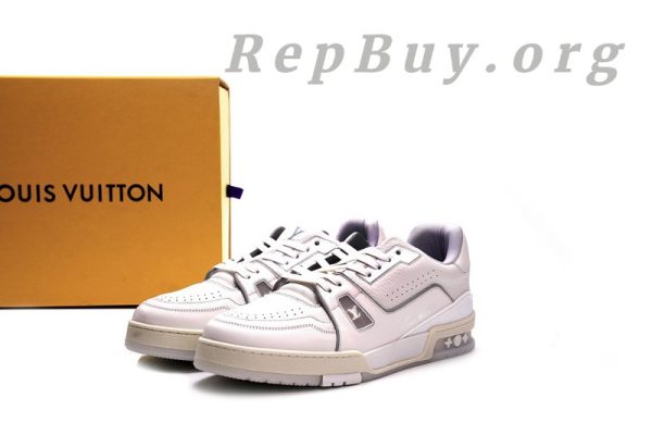 Louis Vuitton Trainer White Litchi Pattern FD0221 - 图片 19