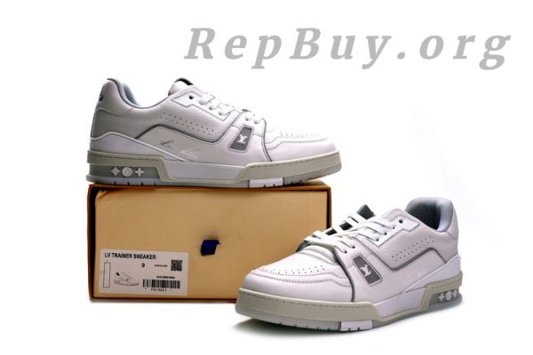 Louis Vuitton Trainer White Litchi Pattern FD0221 - 图片 18