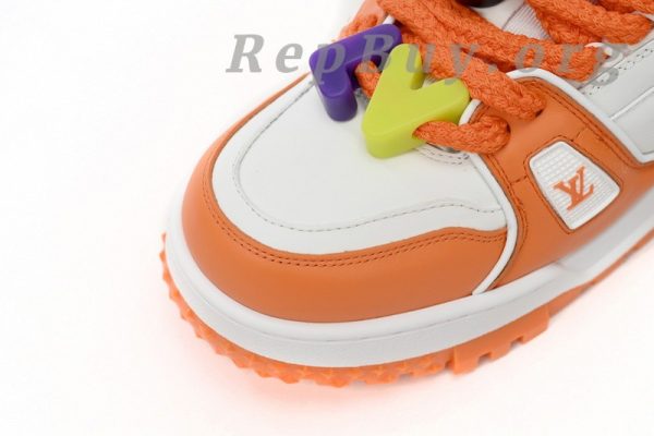 Louis Vuitton Trainer White Orange 1AB8SZ - 图片 6