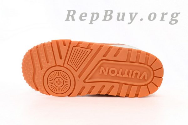 Louis Vuitton Trainer White Orange 1AB8SZ - 图片 5