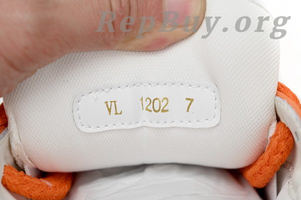 Louis Vuitton Trainer White Orange 1AB8SZ - 图片 9