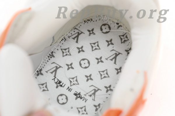 Louis Vuitton Trainer White Orange 1AB8SZ - 图片 13