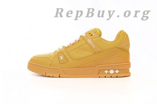 Louis Vuitton Trainer Yellow Embossed Monogram 1AARG0