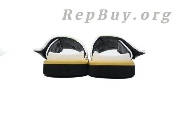 Louis Vuitton White Grid Pool Pillow Comfort Flat Slides - 图片 4