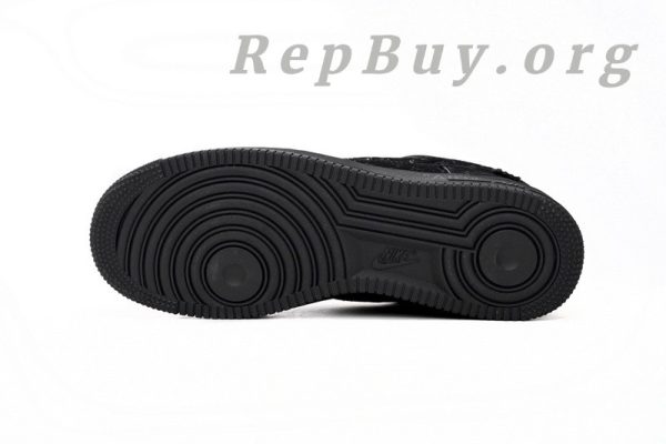 Louis Vuitton Nike Air Force 1 All Black replica, high quality LV Nike AF1 copy, best LV x Nike sneaker dupes, 1:1 Louis Vuitton Nike Air Force 1 knockoff, premium replica sneakers, luxury designer shoe replicas