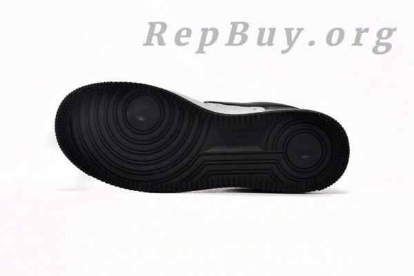 Louis Vuitton x Nike Air Force 1 Black White 7108-8 - Image 5