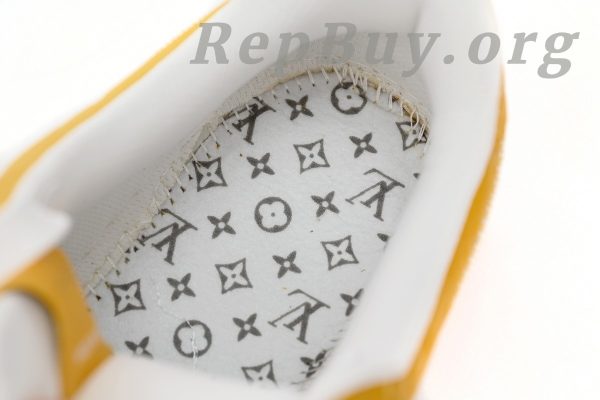 Louis Vuitton Nike Air Force 1, LV Nike AF1 replica, high quality replica sneakers, best LV Nike Air Force 1 copy, luxury sneaker reps, 1:1 Louis Vuitton Nike shoes, white yellow LV AF1, designer sneaker replicas, top tier LV Nike collab shoes, perfect clone sneakers