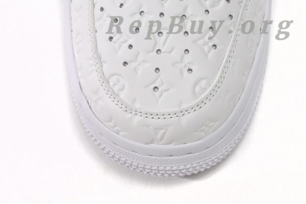 Top Version Louis Vuitton x Nike Air Force 1 Triple White LK0221 - 图片 6