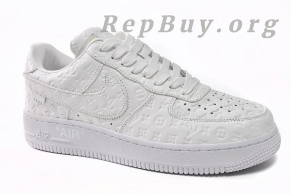 Top Version Louis Vuitton x Nike Air Force 1 Triple White LK0221 - 图片 11
