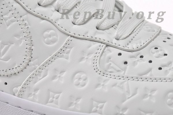Top Version Louis Vuitton x Nike Air Force 1 Triple White LK0221 - 图片 9