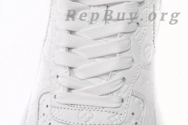 Top Version Louis Vuitton x Nike Air Force 1 Triple White LK0221 - 图片 7