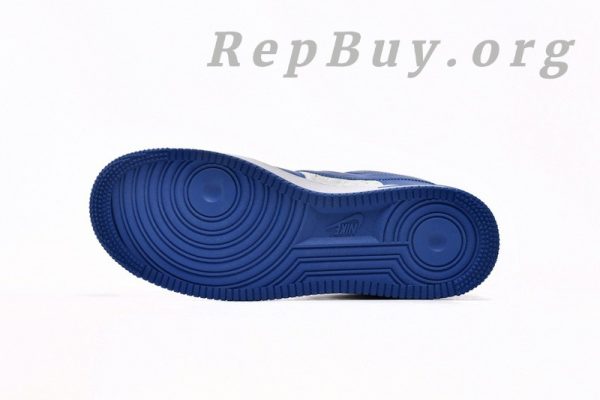 Louis Vuitton x Nike Air Force 1 White Blue 7108-5 - Image 5