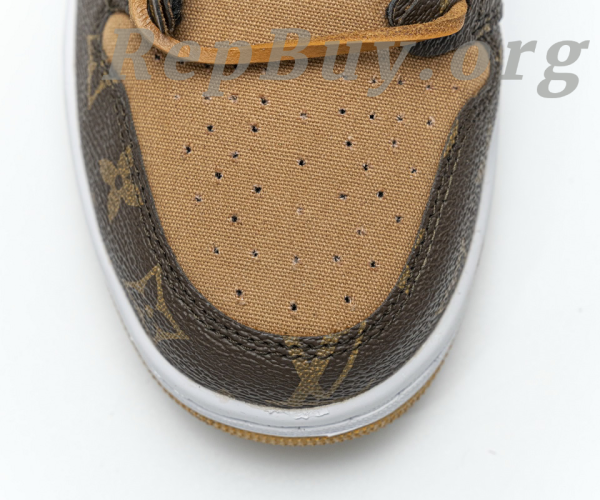 Top Version Louis Vuitton X Nike Air Jordan 1 (regular Jordan shoe box) - 图片 12