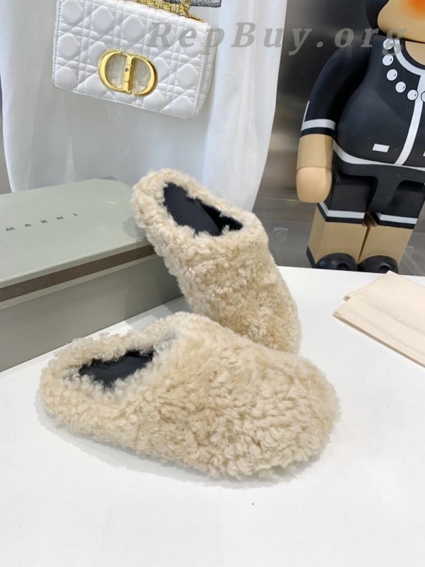 Marni Fussbett Sabot Slide Beige PB SBMS004601 LM071 00M24 - 图片 5