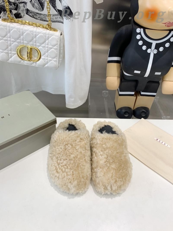 Marni Fussbett Sabot Slide Beige PB SBMS004601 LM071 00M24 - 图片 2