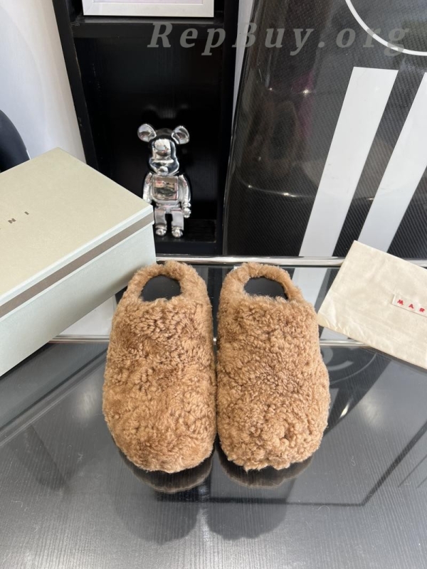 Marni Fussbett Sabot Slide Caramel PB SBMS004601 LM071 00M24 - 图片 2