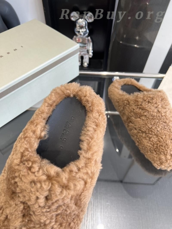 Marni Fussbett Sabot Slide Caramel PB SBMS004601 LM071 00M24 - 图片 4