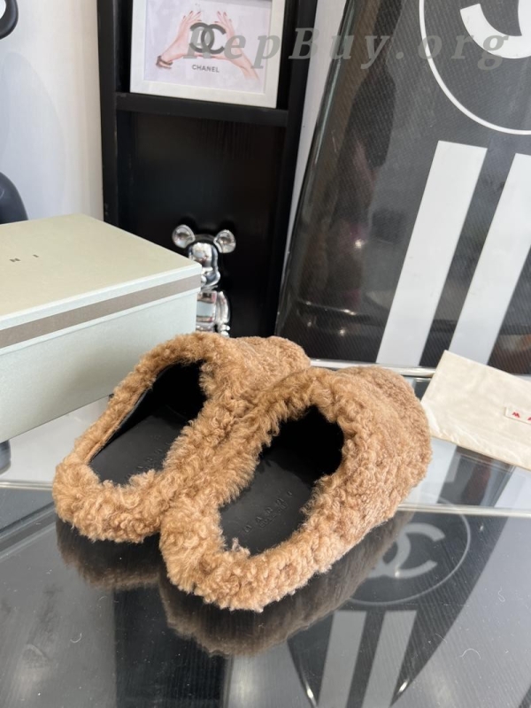 Marni Fussbett Sabot Slide Caramel PB SBMS004601 LM071 00M24 - 图片 8