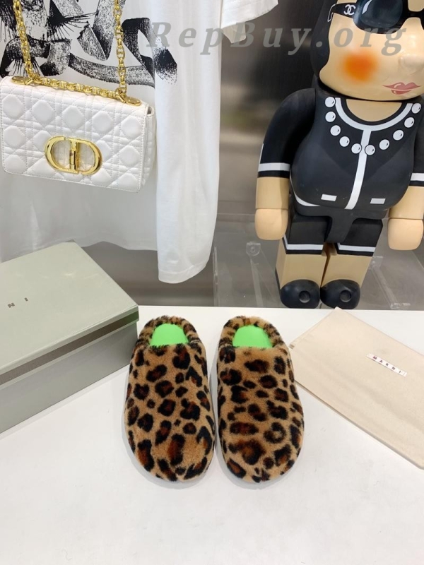 Marni Fussbett Sabot Slide Leopard PB SBMS004601 LM071 00M24 - 图片 2