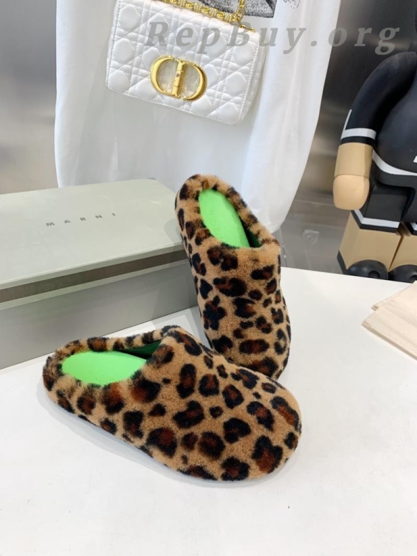 Marni Fussbett Sabot Slide Leopard PB SBMS004601 LM071 00M24 - 图片 5