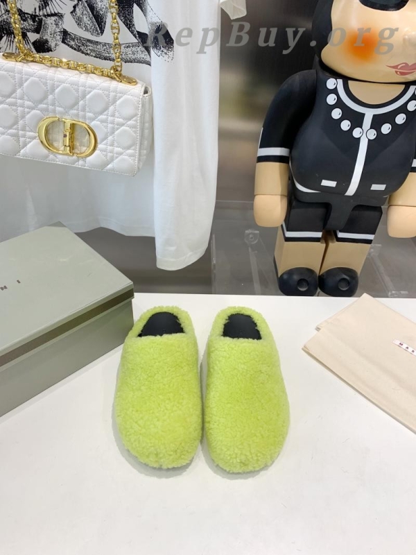 Marni Fussbett Sabot Slide Green PB SBMS004601 LM071 00M24 - 图片 2