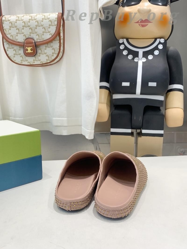 Marni Pink Fussbett Sabot Slide With Rhinestones - 图片 3