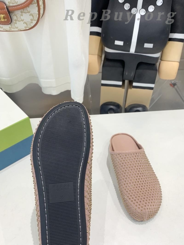 Marni Pink Fussbett Sabot Slide With Rhinestones - 图片 4