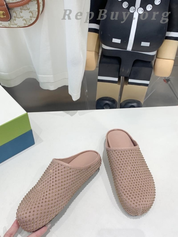 Marni Pink Fussbett Sabot Slide With Rhinestones - 图片 7