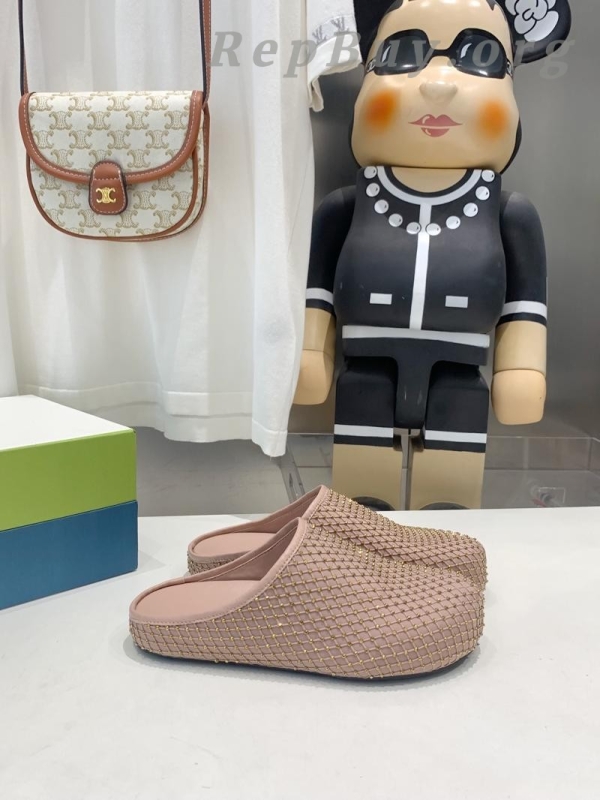 Marni Pink Fussbett Sabot Slide With Rhinestones - 图片 8