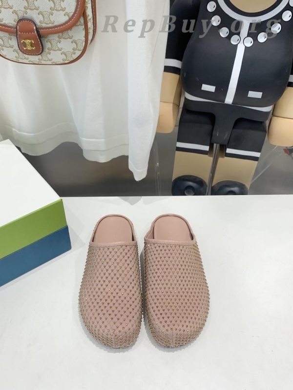 Marni Pink Fussbett Sabot Slide With Rhinestones - 图片 2
