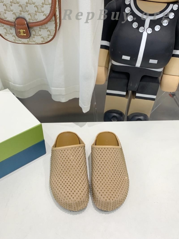 Marni Yellow Fussbett Sabot Slide With Rhinestones - 图片 2