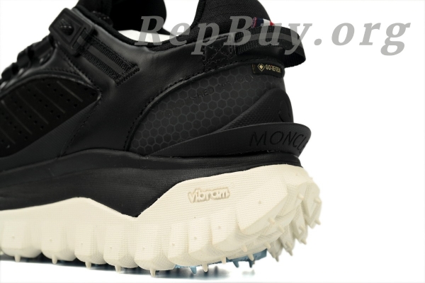 Moncler Trailgrip Leather Black And White J109B 4M00020 M3211 - 图片 7
