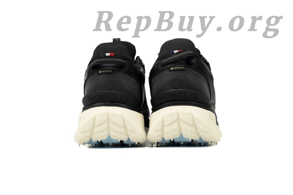 Moncler Trailgrip Leather Black And White J109B 4M00020 M3211 - 图片 4