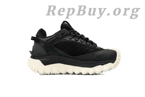 Moncler Trailgrip Leather Black And White J109B 4M00020 M3211 - 图片 2
